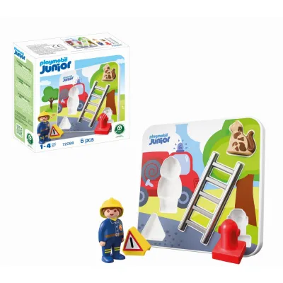 Playmobil - Junior Puzzle-ul pompierului - ARTPM72088