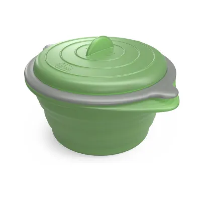 Castronel Chicco din silicon pentru gatit la aburi, verde, 6luni+ CHC12437-7