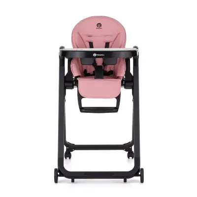 Scaun de masa, Petite&Mars, Tasty, Multifunctional 3 in 1, Pana la 15 kg, Reglabil pe inaltime in 7 pozitii, Spatar reglabil pana la 175 grade, Suport picioare si tavita reglabile, Cu roti, Pliabil, Aluminiu, 6-36 luni, Roz BYN361791