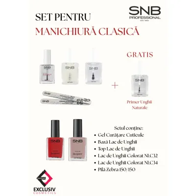 SNB Kit pentru Manichiura Clasica EXL1686