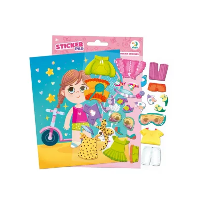 Set cu abtibilduri reutilizabile - parada modei