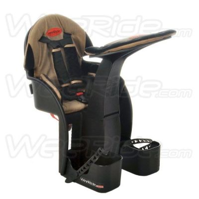 Scaun bicicleta copii Deluxe, Pozitie montare Centru, 15 Kg  WeeRide WR03 BBJWR03_Negru/Maro