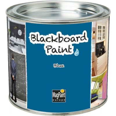 Blackboard Paint Albastru 0.5L Chalk Board MagPaint Europe MGBBBlue-05L BBJMGBBBlue-05L_Albastru