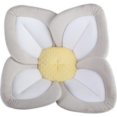 Cadita de plus si salteluta de joaca Lotus BloomingBath BB105L BBJBB105L_Gri/Alb/Galben