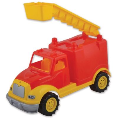 Masina pompieri 30 cm cu 36 piese constructie, in cutie Ucar Toys UC102 BBJUC102_Initiala