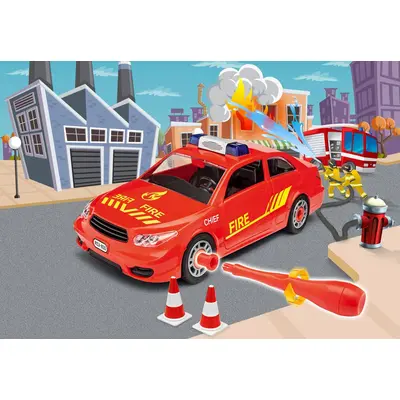 REVELL JUNIOR KIT Fire Chief Car VRNRV0810