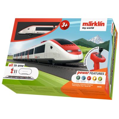 Tren de calatori cu sine si telecomanda Swiss Express BBX029335