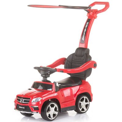 Masinuta de impins cu copertina chipolino mercedes benz gl63 amg red hubrocamgc182re