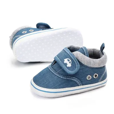 Pantofiori baietei bleu - Masinuta - MBD2036-4-p4.3-6 luni