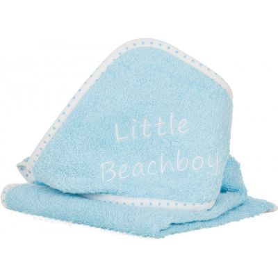 Prosop brodat little beachboy blue 75x75 cm. Fillikid KRS1032-11