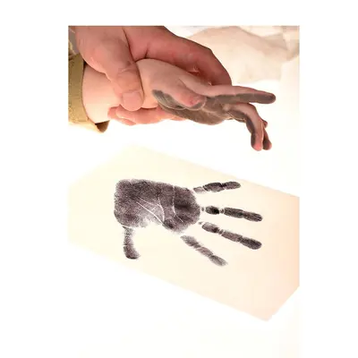 Petite&Mars - Set amprente mulaj cu cerneala Baby Dab Violet si Gri BYN90095