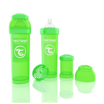 Biberon twistshake anti - colici 330 ml verde smb336001280