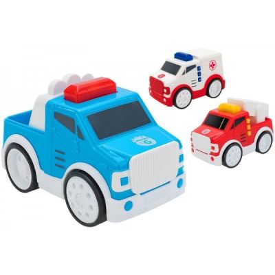 Jucarie Masinuta Push Go cu sunete si lumini Globo - SOLGL05344