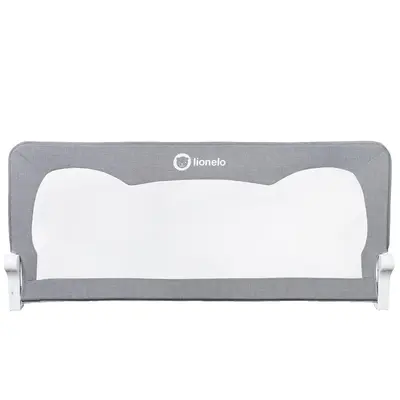Lionelo - Bariera protectie pat Hanna, 150x66 cm, Gri BYNLO-HANNA
