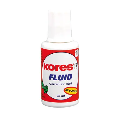Fluid corector Kores, aplicator cu pensula, 20 ml - BPTCKS66119