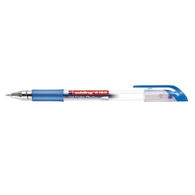 Roller cu gel, Edding, Cristal Jelly 2185, 0.7 mm, plastic, albastru - BPTCED21853