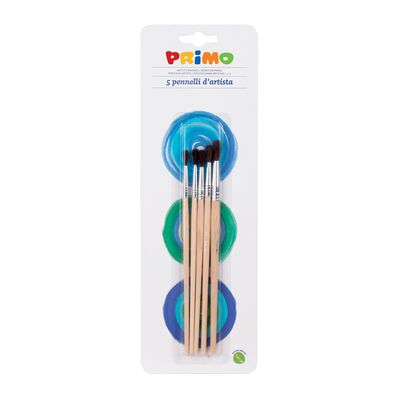 Set  pensule Morocolor Primo, rotunde, 5 bucati/set - BPTCMC15535