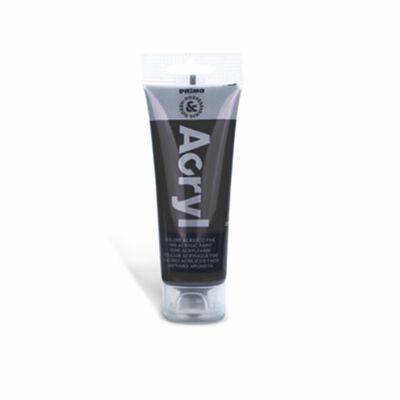Tempera acrilica Morocolor Primo 75 ml negru - BPTCMC420800