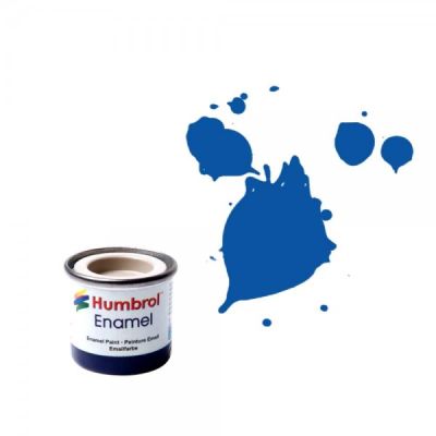 Vopsea modelism Humbrol 0151 Numar 14 French Blue Gloss 14 ml - SOLAA0151