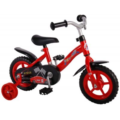 Bicicleta copii baieti 10 inch Volare Power cu roti ajutatoare partial montata - SOLVOL61001
