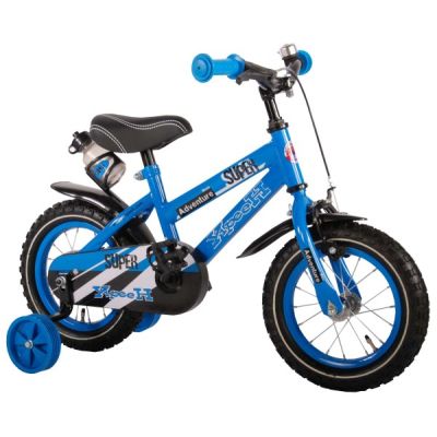 Bicicleta pentru baieti 12 inch cu roti ajutatoare Volare Yipeeh Super - SOLVOL71232
