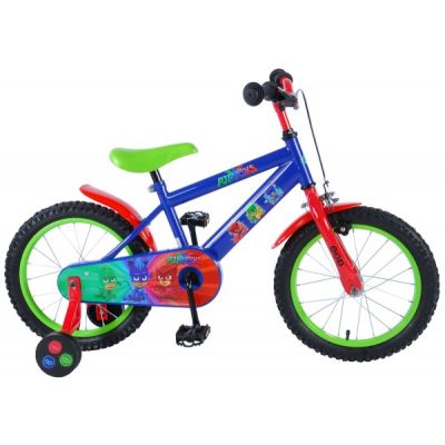 Bicicleta pentru baieti 16 inch cu roti ajutatoare Pj Masks - SOLVOL71663-CH