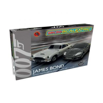 Pista masinute James Bond Scalextric 4m traseu masinute Aston Martin DB5 si Aston Martin DBS - SOLSXTG1122