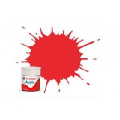 Vopsea modelism Humbrol 0209 Acrilic Numar 209 Fluorescent Fire Orange Gloss 12 ml - SOLAB0209