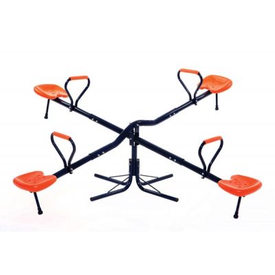 Balansoar copii dublu pentru exterior MVS din metal rotire 360 grade - SOLMVSM08845-00