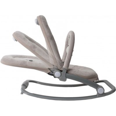 Balansoar cu vibratii BO Jungle Bej pentru bebelusi cu arcada jucarii - SOLBJB700110