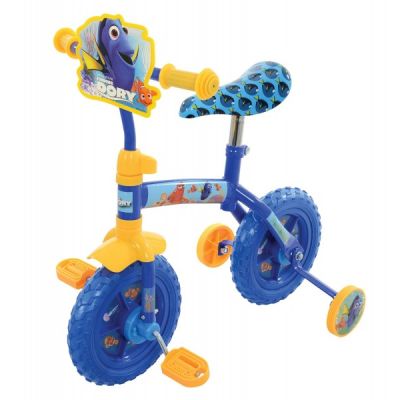 Bicicleta copii Finding Dory 10 inch 2 in 1 cu si fara pedale - SOLMVSM14245