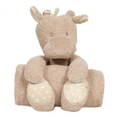 Jucarie plus Girafa Senna BO Jungle cu paturica si prosopel baie  - SOLBJB990120