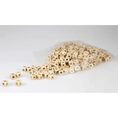 Margele din lemn Lena pentru confectionare bratari - SOLLE32005