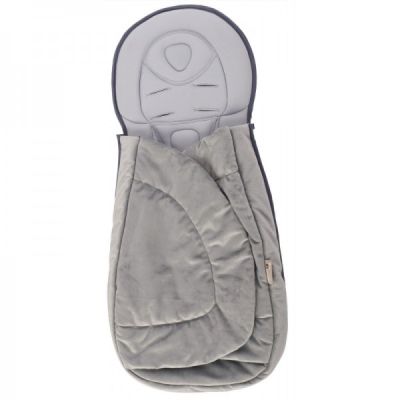 Saltea si protectie suplimentara pentru carucior copii cu 2 fete BO Jungle pentru frig Gri - SOLBJB300600