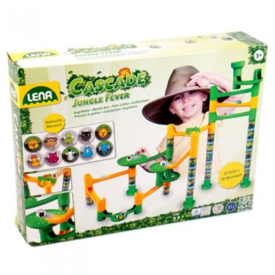 Set de joaca labirint de bile 41 piese si 10 bile Jungle Adventure - SOLLE65206