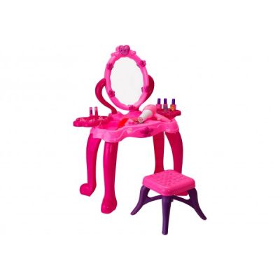 Set frumusete fete Oglinda cu scaunel Globo Sbelletti cu muzica si lumini - SOLGL36811