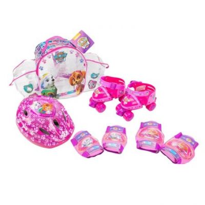 Set patine cu rotile si protectii Saica Paw Patrol marime 24-29 fete - SOLSA2229