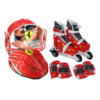Set role cu accesorii protectie incluse Saica Ferrari marimi reglabile 28-31 - SOLSA8393