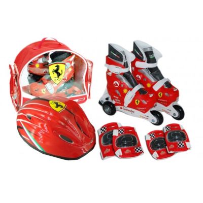 Set role cu accesorii protectie incluse Saica Ferrari marimi reglabile 31-34 - SOLSA8384