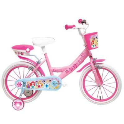 Bicicleta copii Mondo cu roti ajutatoare 14 inch Disney Princess - SOLMON25120