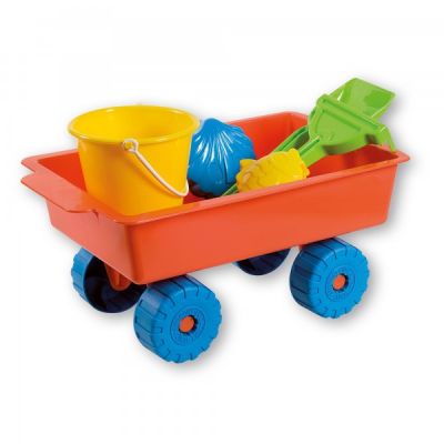 Carucior fara maner plastic Androni cu accesorii plaja pentru copii - SOLAG6990-0000