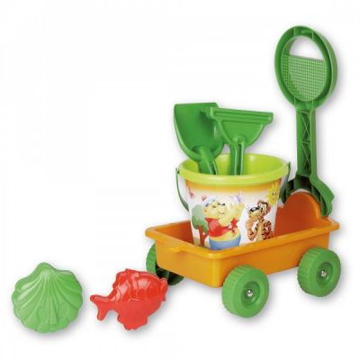 Carucior plastic cu accesorii plaja pentru copii - SOLAG6997-0000