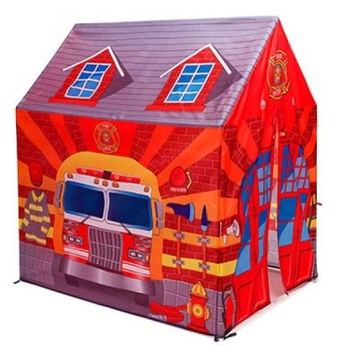 Cort pentru copii de joaca pentru interior sau exterior Garaj Pompieri GLOBO - SOLGL37801
