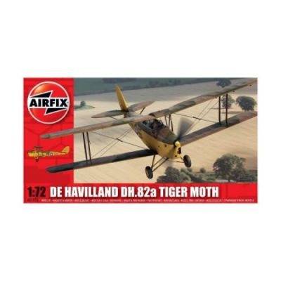 Kit aeromodele Airfix 01025 Avion De Havilland DH.82a Tiger Moth Scara 1:72 - SOLAF01025