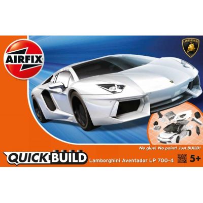 Kit constructie Airfix QUICK BUILD Lamborghini Aventador White - SOLAFJ6019
