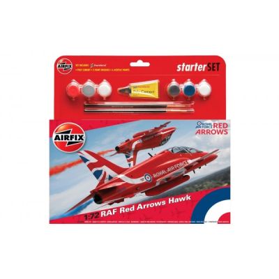 Kit constructie Airfix RAF Red Arrows Hawk 2015 Starter Set 1:72  - SOLAF55202B