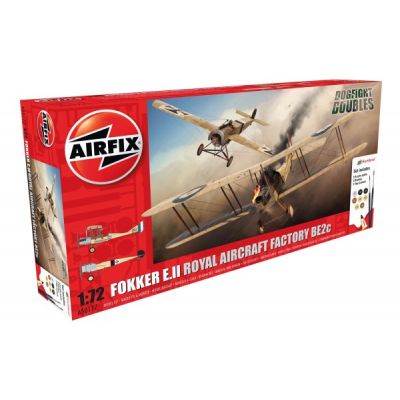 Kit constructie Airfix set Fokker E.II/BE2C Dogfight - SOLAF50177