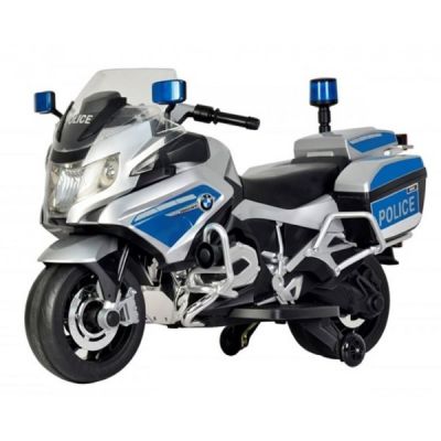 Motocicleta electrica BMW R1200RT Politie cu sunete si lumini pentru copii  - SOLGL39162
