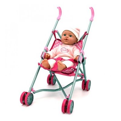 Papusa Bebe cu carucior GLOBO BIMBO - SOLGL38197