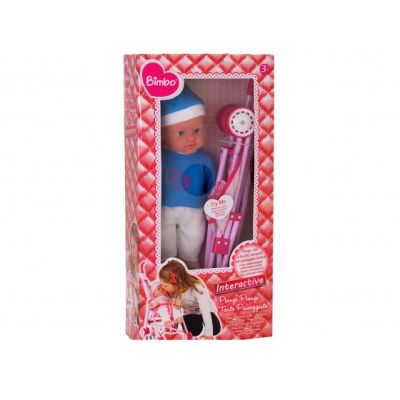 Papusa bebelus cu carucior pentru papusi inclus si bebelus cu functii 50cm - SOLGL37380
